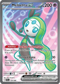 Meloetta ex (159/086)  - SV Black Bolt Holofoil
