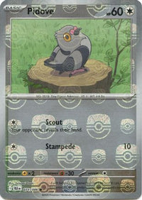 Pidove (Master Ball Pattern) (71) - SV Black Bolt Holofoil