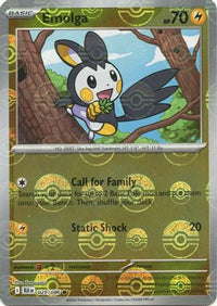 Emolga (Poke Ball Pattern) (29) - SV Black Bolt Holofoil