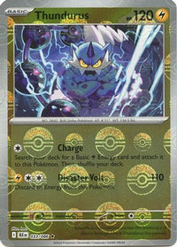 Thundurus (Poke Ball Pattern) (33) - SV Black Bolt Holofoil