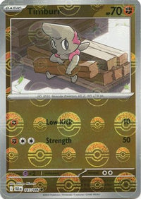 Timburr (Poke Ball Pattern) (47) - SV Black Bolt Holofoil