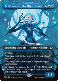 Mm'menon, the Right Hand (Borderless) (EOE-290) - Edge of Eternities Foil