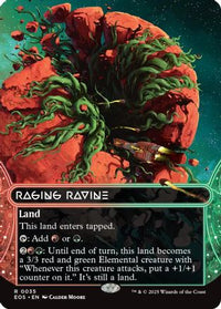 Raging Ravine (0035) (Borderless) (EOS-035) - Edge of Eternities: Stellar Sights Foil