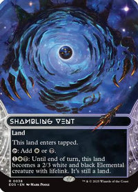 Shambling Vent (0038) (Borderless) (EOS-038) - Edge of Eternities: Stellar Sights Foil