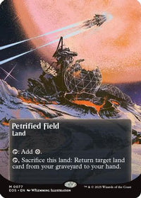 Petrified Field (0077) (Borderless) (EOS-077) - Edge of Eternities: Stellar Sights