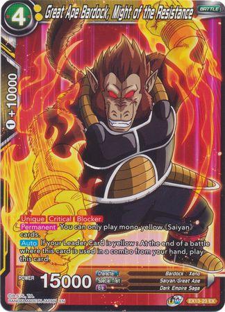 Great Ape Bardock, Might of the Resistance (EX13-23) [Special Anniversary Set 2020] - POKÉ JEUX