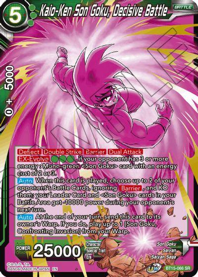 Kaio-Ken Son Goku, Decisive Battle (BT15-066) [Saiyan Showdown] - POKÉ JEUX