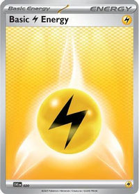 Basic Lightning Energy (20) - SVE Scarlet & Violet Energies Reverse Holofoil