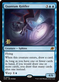 Quantum Riddler (PRE-072) - Prerelease Cards Foil