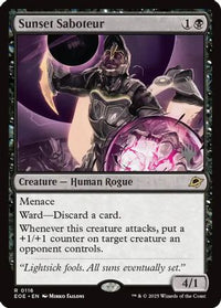 Sunset Saboteur (PPEOE-116) - Promo Pack: Edge of Eternities Foil
