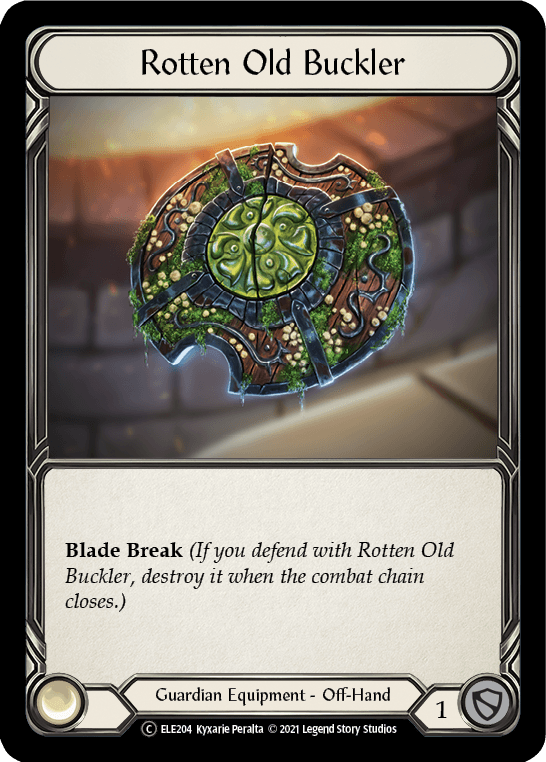 Rotten Old Buckler [U-ELE204] (Tales of Aria Unlimited) Unlimited Rainbow Foil - POKÉ JEUX