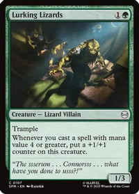 Lurking Lizards (SPM-107) - Marvel's Spider-Man Foil