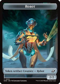 Robot // Lander (0008) Double-Sided Token (EOE-10 // 8) - Edge of Eternities Foil
