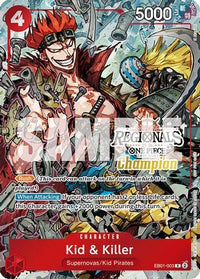 Kid & Killer (Offline Regional Champion Card Set 2025 Vol.2) (EB01-003) - One Piece Promotion Cards Foil