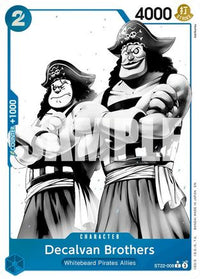 Decalvan Brothers (Parallel) (ST22-008) - Starter Deck 22: Ace & Newgate Foil