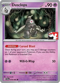 Dusclops (19/064)  - Prize Pack Series Cards Holofoil