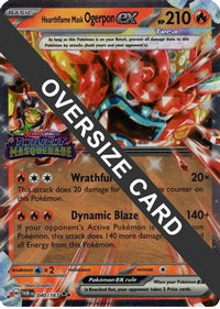 Hearthflame Mask Ogerpon ex (Twilight Masquerade Stamp) (40) - Jumbo Cards Holofoil