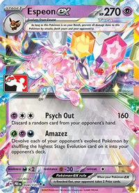 Espeon ex (34/131) - Prize Pack Series Cards Holofoil