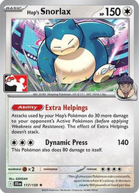 Hop's Snorlax (117) - Prize Pack Series Cards Holofoil