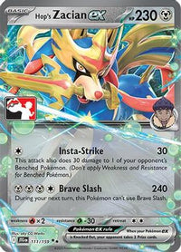 Hop's Zacian ex (111/159)  - Prize Pack Series Cards Holofoil