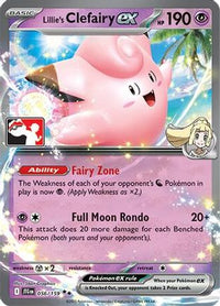 Lillie's Clefairy ex (56/159) - Prize Pack Series Cards Holofoil