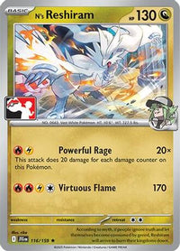 N's Reshiram (116/159)  - Prize Pack Series Cards