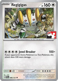 Regigigas (86/131) - Prize Pack Series Cards