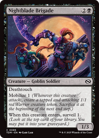 Nightblade Brigade (TDM-085) - Tarkir: Dragonstorm Foil