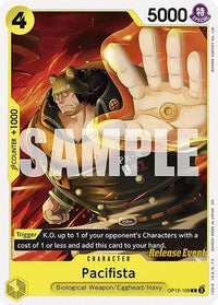 Pacifista (OP12-109) - Legacy of the Master Release Event Cards