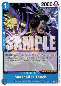 Marshall.D.Teach (OP12-054) - Legacy of the Master Release Event Cards