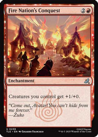 Fire Nation's Conquest (TLE-239) - Avatar: The Last Airbender: Eternal-Legal Foil