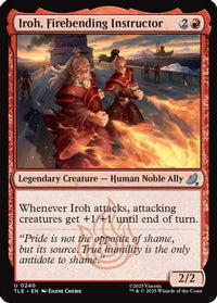Iroh, Firebending Instructor (TLE-240) - Avatar: The Last Airbender: Eternal-Legal Foil
