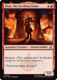 Zhao, the Seething Flame (TLE-245) - Avatar: The Last Airbender: Eternal-Legal Foil