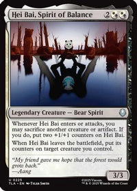 Hei Bai, Spirit of Balance (TLA-225) - Avatar: The Last Airbender Foil