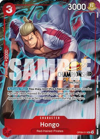 Hongo (CS 25-26 Celebration Pack) (OP09-011) - One Piece Promotion Cards Foil