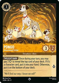 Pongo - Determined Father (2/204) - Fabled Cold Foil