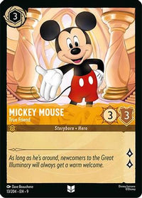 Mickey Mouse - True Friend (13/204) - Fabled Cold Foil