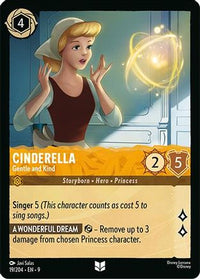 Cinderella - Gentle and Kind (19/204) - Fabled Cold Foil