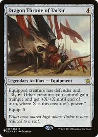 Trône dragon de Tarkir [La liste] 