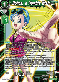 Bulma, a Humble Wish (BT19-072) [Fighter's Ambition] - POKÉ JEUX