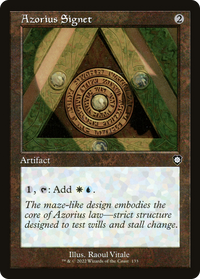 Azorius Signet (Rétro) [Commandant de guerre des frères] 