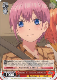 Bloqué dans une tempête de neige, Ichika Nakano (5HY/W83-TE13 TD) [Les quintuplés quintessentiels] 