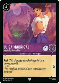 Luisa Madrigal - Magically Strong One (58/204) - Fabled Cold Foil