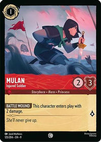 Mulan - Injured Soldier (125/204) - Fabled Cold Foil