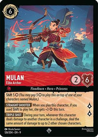 Mulan - Elite Archer (126/204) - Fabled Cold Foil
