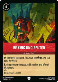 Be King Undisputed (133/204) - Fabled Cold Foil