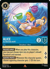 Alice - Accidentally Adrift (141/204) - Fabled Cold Foil