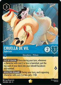 Cruella De Vil - Style Icon (143/204) - Fabled Cold Foil