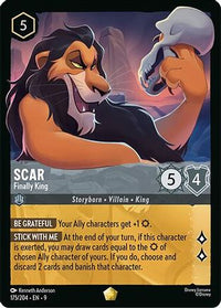 Scar - Finally King (175/204) - Fabled Cold Foil