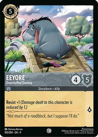 Eeyore - Overstuffed Donkey (183/204) - Fabled Cold Foil